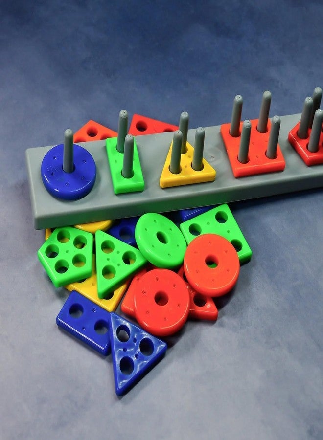 Space Enterprises Smart Activity Fun&Learning Blocks Geometrics, Educational & Learning Sorter Toys (Geometric Block) - Image 2